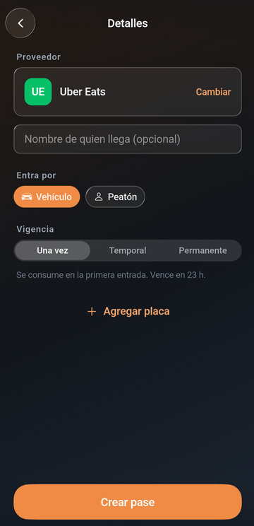 Panel de caseta de SysGate para autorizar y registrar visitas
